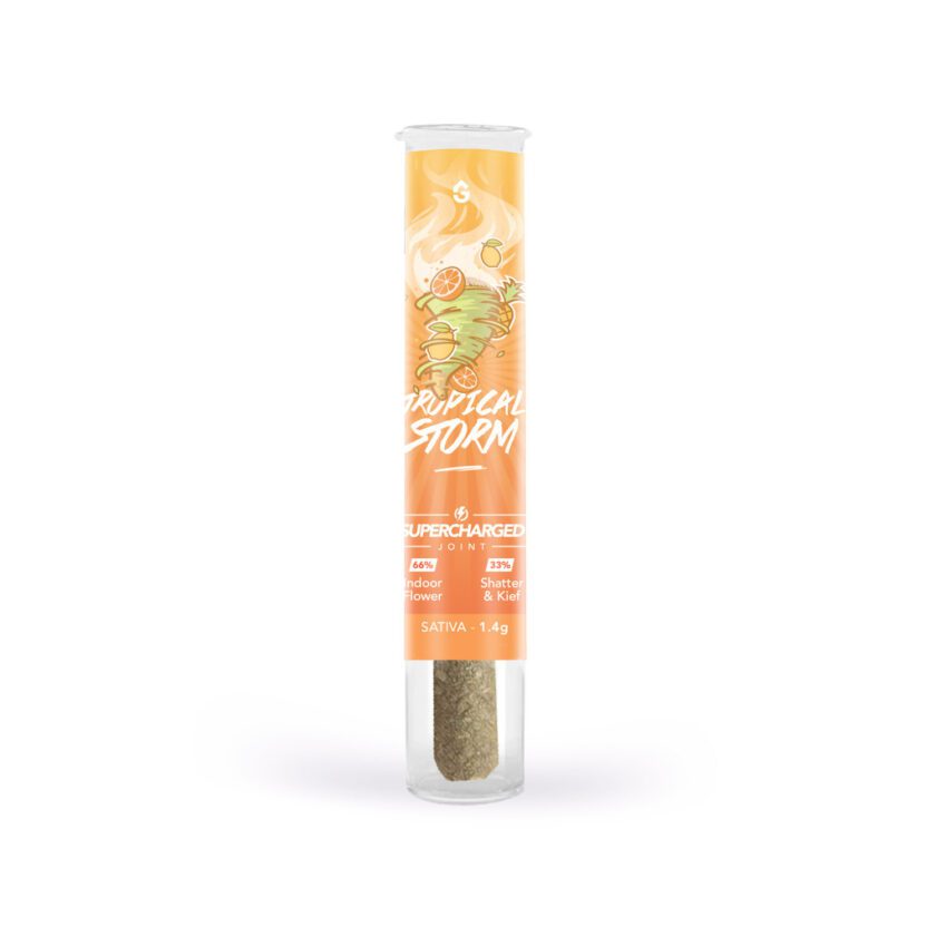 Tropical Storm Firecracker Supercharged Joints (1.4 g, Sativa)