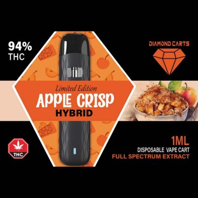 Diamond Cart Disposable Vape Apple Crisp 1ml