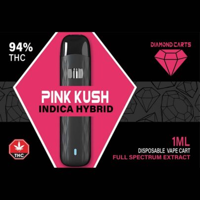 Disposable 1ml PinkKush Diamond Cart