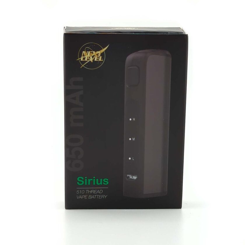 Next Level Sirius 510 Thread Vape Battery (650mAh) - Image 3