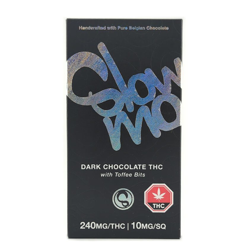 thc edible dark chocolate with toffee